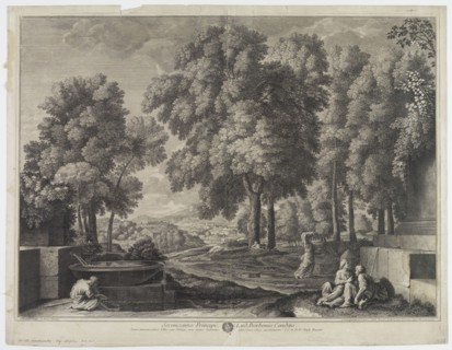 Etienne Baudet, French, 1638-1711, after Nicolas Poussin, French, 1594-1665, (Untitled), 1684,