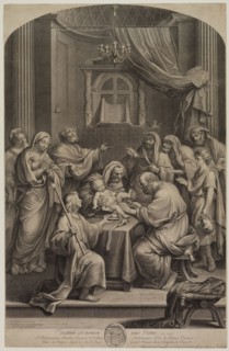 Gerhard Scotin, French, 1643-1715, after Pierre Mignard, French, 1612-1695, The Circumcision of