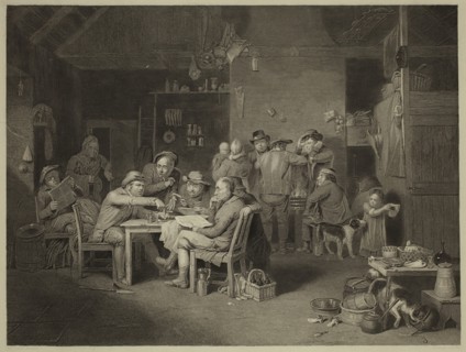 Edward Smith, English, after David Wilkie, English, 1785-1841, The Village Politicians, 19th