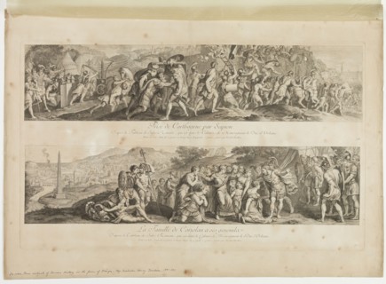 Nicolas Henri Tardieu, French, 1674-1749, after Giulio Romano, Italian, 1499-1546, The Taking of