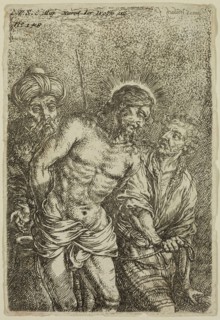 Jonas Umbach, German, 1624-1680, Christ Rejected, 17th century, etching printed in black ink on