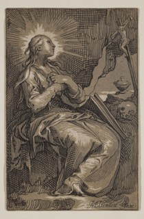 Boetius Adam Bolswert, Dutch, 1580-1633, after Abraham Bloemaert, Netherlandish, 1564-1651, Saint