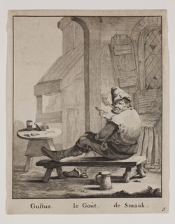Abraham de Blois, Dutch, active 1679-1720, after Andries Dirksz Both, Dutch, 1609-1645, Taste,