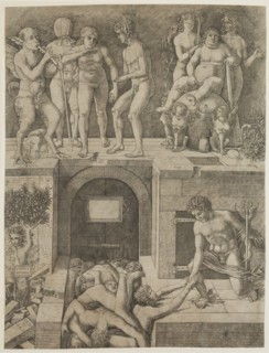 Andrea Zoan, Italian, 1475-1505, after Andrea Mantegna, Italian, 1431-1506, Ignorance and Mercury: