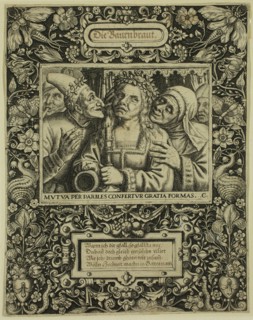 Theodore de Bry, Netherlandish, 1528-1598, The Rustic Bride, between 1528 and 1598, engraving