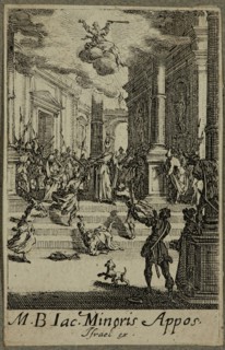 Jacques Callot, French, 1592-1635, Martyre de Saint Jacques le Mineur, between 1630 and 1635,
