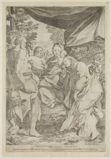 Agostino Carracci, Italian, 1557-1602, after Correggio, Italian, ca. 1489-1534, after Cornelis