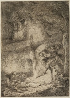 Giovanni Benedetto Castiglione, Italian, 1616 - 1670, Finding of the Bodies of Saint Peter and