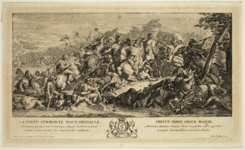 Sébastien Le Clerc, French, 1637-1714, after Charles Le Brun, French, 1619-1690, Alexander's First