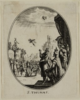Nicolas Cochin, French, 1610-1686, S. Thomas, between 1610 and 1686, etching printed in black ink
