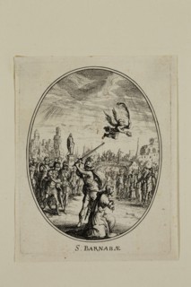 Nicolas Cochin, French, 1610-1686, S. Barnabae, between 1610 and 1686, etching printed in black ink