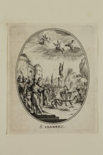 Nicolas Cochin, French, 1610-1686, S. Ioannes, between 1610 and 1686, etching printed in black ink