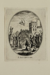 Nicolas Cochin, French, 1610-1686, S. Iacobvs. Ma., between 1610 and 1686, etching printed in black