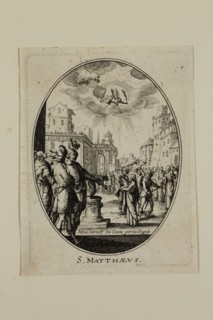 Nicolas Cochin, French, 1610-1686, S. Matthaevs., between 1610 and 1686, etching printed in black