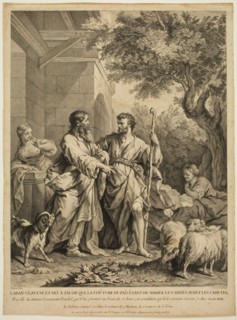 Charles Nicolas, le pere Cochin, French, 1688-1764, after Jean Restout, French, 1692-1768, Laban