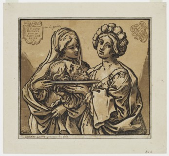 Bartolomeo Coriolano, Italian, 1599-1676, after Guido Reni, Italian, 1575-1642, Herodias and Salome