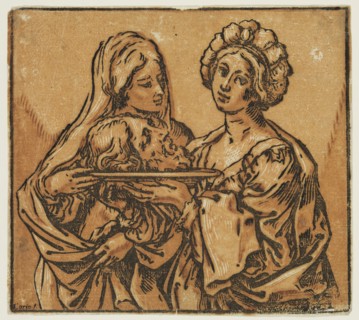 Bartolomeo Coriolano, Italian, 1599-1676, after Guido Reni, Italian, 1575-1642, Herodias and Salome
