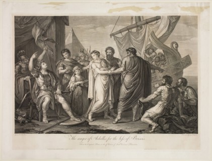 Domenico Cunego, Italian, 1727-1794, after Gavin Hamilton, English, 1723-1798, Anger of Achilles