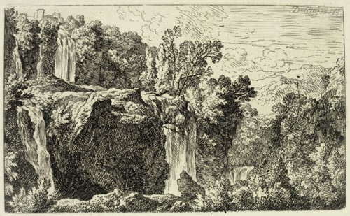 Christian Wilhelm Ernst Dietrich, German, 1712-1774, Landscape, 1744, Engraving printed in black