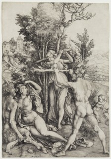 Albrecht Dürer, German, 1471-1528, Hercules, between 1498 and 1499, engraving printed in black ink