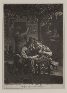 Cornelius Dusart, Dutch, 1660-1704, La jeunesse, deuxieme age, between 1660 and 1704, Mezzotint