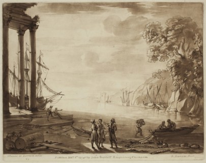 Richard Earlom, English, 1743 - 1822, after Claude Gellée, French, 1600-1682, Harbor Scene at