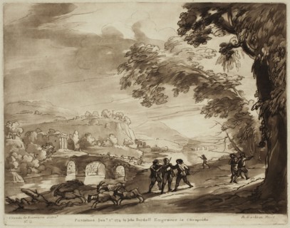 Richard Earlom, English, 1743 - 1822, after Claude Gellée, French, 1600-1682, The Robbers, ca.