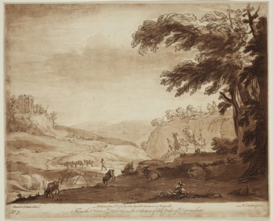 Richard Earlom, English, 1743 - 1822, after Claude Gellée, French, 1600-1682, Pastoral Landscape,