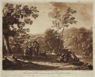 Richard Earlom, English, 1743 - 1822, after Claude Gellée, French, 1600-1682, Pastoral Musicians,