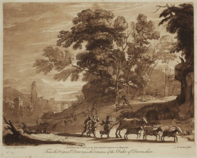 Richard Earlom, English, 1743 - 1822, after Claude Gellée, French, 1600-1682, Peasants Attacked by