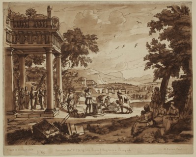 Richard Earlom, English, 1743 - 1822, after Claude Gellée, French, 1600-1682, Samuel Anointing