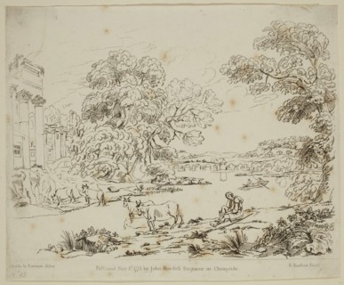Richard Earlom, English, 1743 - 1822, after Claude Gellée, French, 1600-1682, Herdsman Preparing to