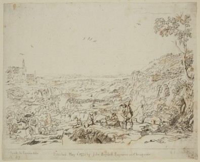 Richard Earlom, English, 1743 - 1822, after Claude Gellée, French, 1600-1682, Sportsman in