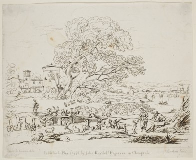 Richard Earlom, English, 1743 - 1822, after Claude Gellée, French, 1600-1682, The Piping Herdsman