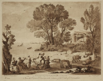 Richard Earlom, English, 1743 - 1822, after Claude Gellée, French, 1600-1682, Rape of Europa, ca.