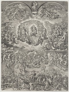 Leonard Gaultier, French, 1561-1641, after Michelangelo, Italian, 1475-1564, The Last Judgement,