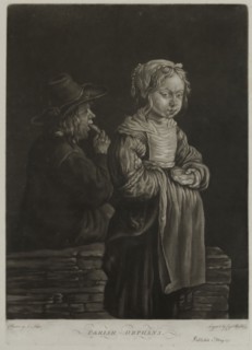 William Baillie, English, 1723-1810, Parish Orphans, 1770, Mezzotint printed in black ink on laid