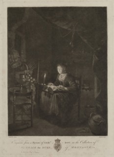 William Baillie, English, 1723-1810, after Gerhard Dou, Dutch, 1613-1675, Lace Maker, 1773, etching