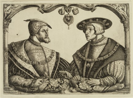 C.B. Hopfer, German, active ca. 1531, Emperor Charles V and His Brother Ferdinand, between 1517 and