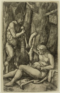 Hieronymus Hopfer, German, active ca. 1520-1530, after Albrecht Dürer, German, 1471-1528, The Satyr