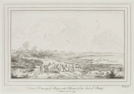 William Baillie, English, 1723-1810, after Pieter Molyn the Elder, Dutch, 1595-1661, Landscape with
