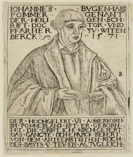 Balthasar Jenichen, German, active late 16th and early 17th century, Johann Bugenhagen, 1571,