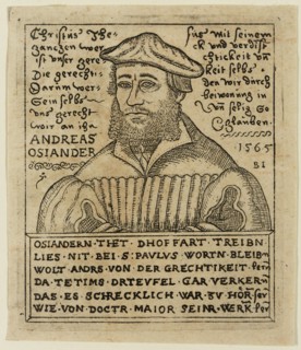 Balthasar Jenichen, German, active late 16th and early 17th century, Andreas Osiander, 1565,