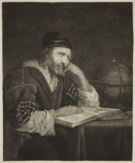 William Baillie, English, 1723-1810, after Gerard ter Borch, Dutch, 1617-1681, Student Sitting