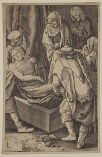 Unknown (Dutch), after Lucas van Leyden, Netherlandish, 1494-1533, The Entombment, between 1521 and