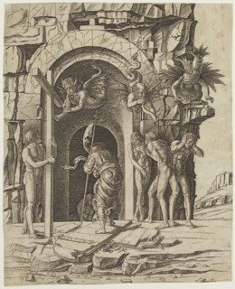 Andrea Mantegna, Italian, 1431-1506, The Descent to Hell, between 1450 and 1500, engraving printed
