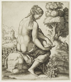 Master of the Die, Italian, after Raphael, Italian, 1483-1520, Venus Wounded by the Thorns of a