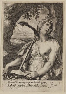 Jacobus Matham, Dutch, 1571-1631, after Hendrick Goltzius, Dutch, 1558-1617, Hope, 1597, engraving
