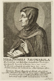 Conrad Meyer, Swiss, 1618-1689, Hieronimus Savonarola, 1685, etching and engraving printed in black
