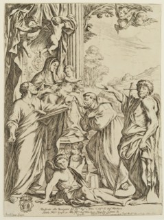Giuseppe Maria Mitelli, Italian, 1634-1718, after Annibale Carracci, Italian, 1560-1609, Holy
